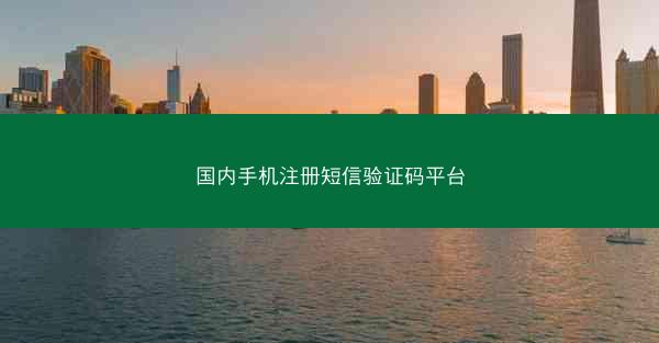 国内手机注册短信验证码平台