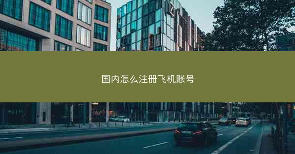 国内怎么注册飞机账号