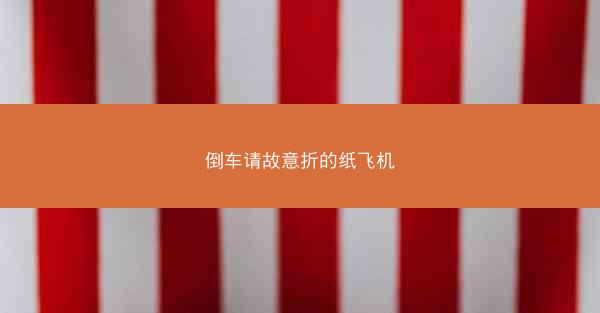 倒车请故意折的纸飞机
