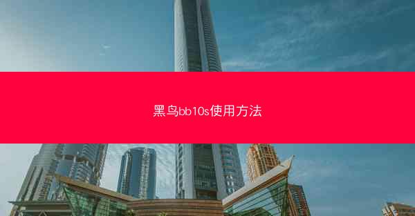 黑鸟bb10s使用方法